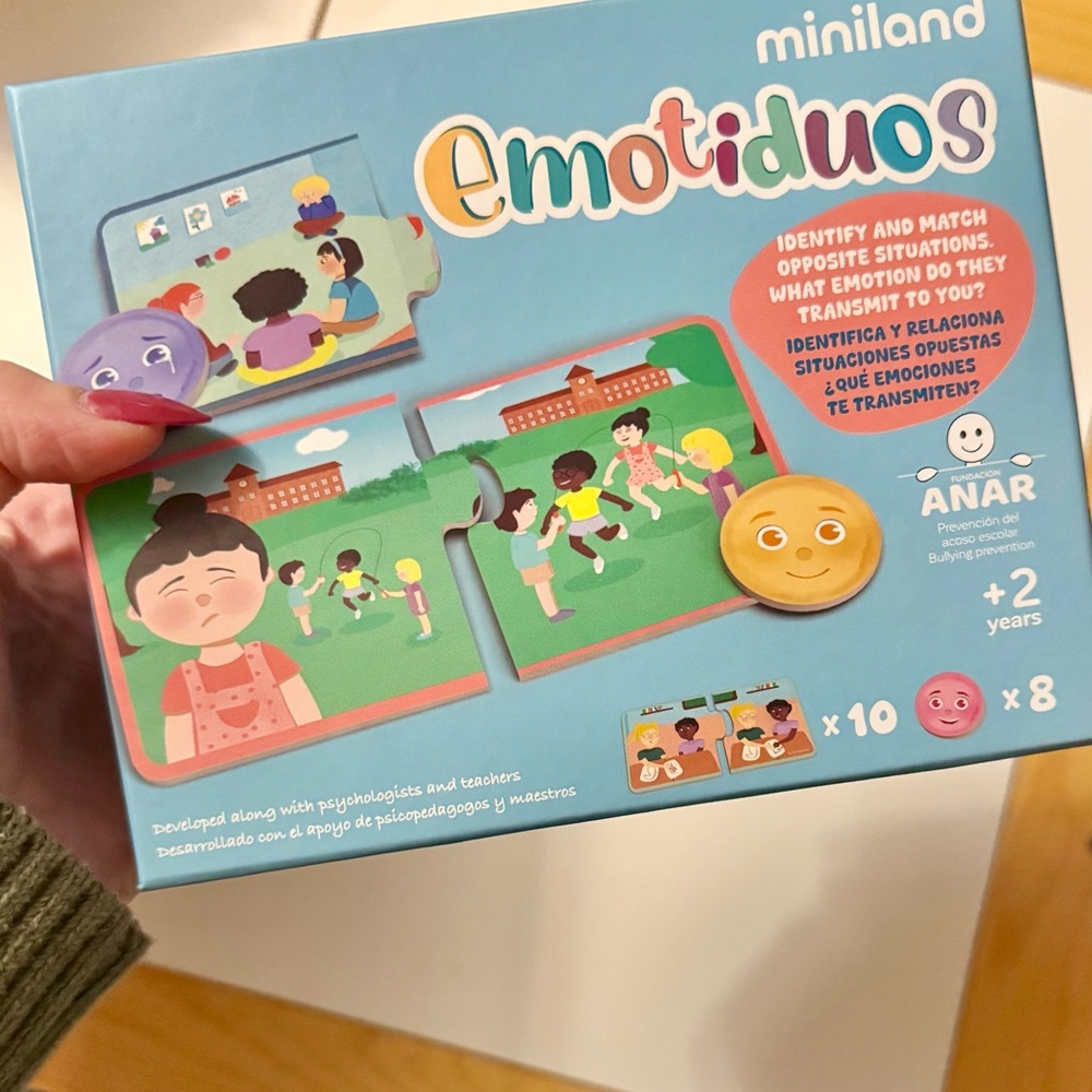 Emotiduos Puzzle Game for Kids - Multicolor